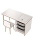 Hanah Home Soho Escritorio de Estudio Blanco y Gris